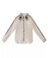 Card Collar Trimmed Blouse